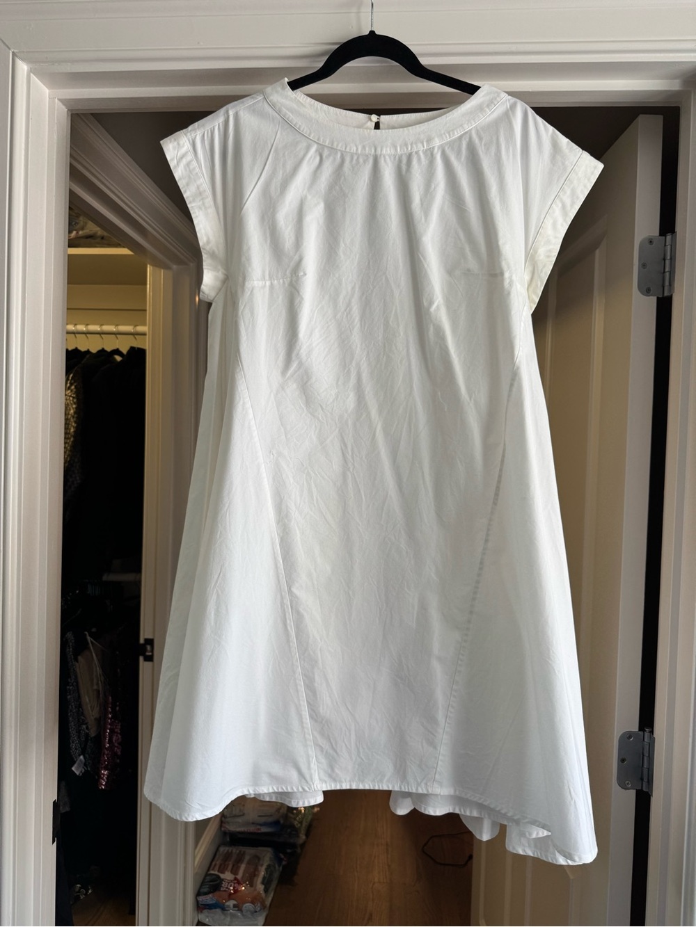 Women’s White Mini Dress - Classic A-Line
